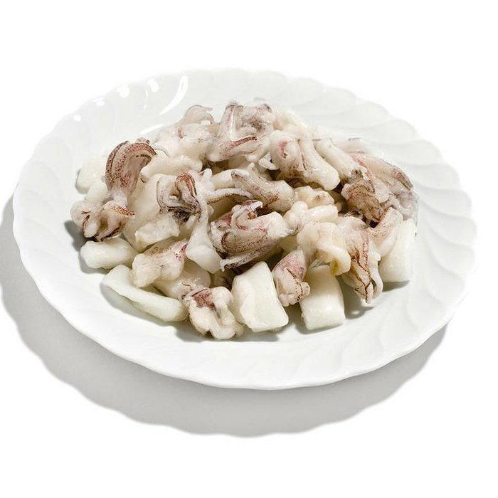 Anelli e ciuffi di calamari 7.90 €/kg